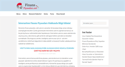 Desktop Screenshot of finanspiyasalari.net